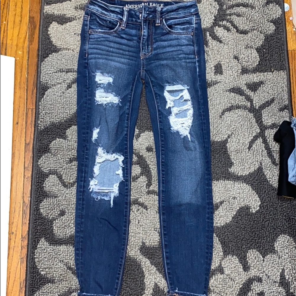 american eagle jeans. skinny jeans